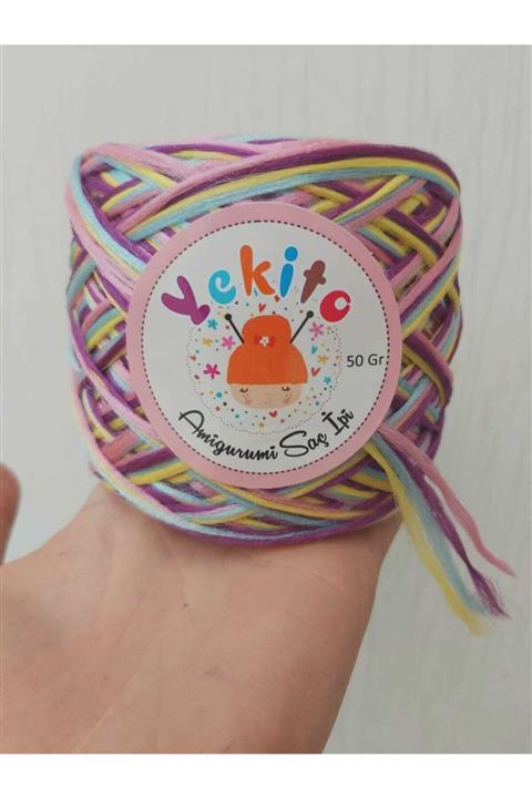 Hobice Satış Yekito Unicorn Saç Ipi 50 Gr