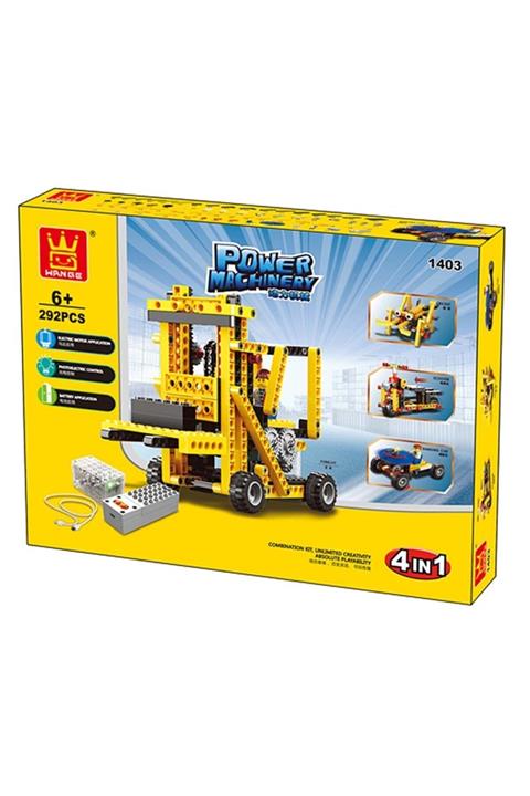 Burnis Toy Trend Wange Kumandalı Forklift 292 Parça Fırsat