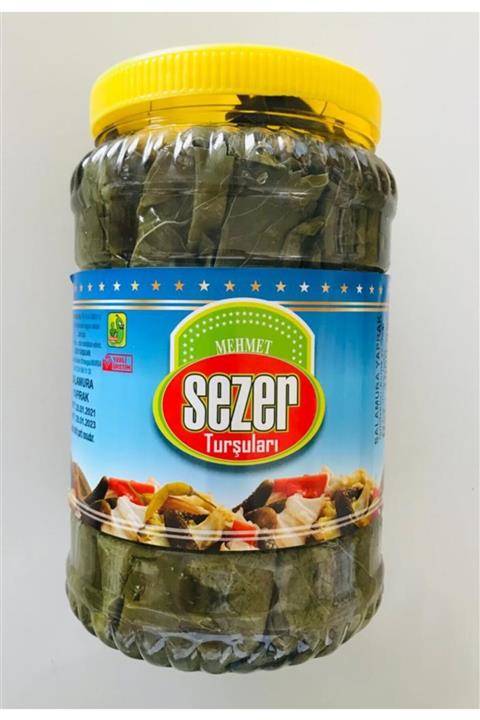 MEHMET SEZER TURŞULARI - Has Gedelek Turşuları - Salamura Yaprak Organik Tokat Yaprağı 1000gr