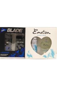 Blade Legend Parfüm Seti Alana Emotion Ocean Fresh Parfüm Seti Hediye