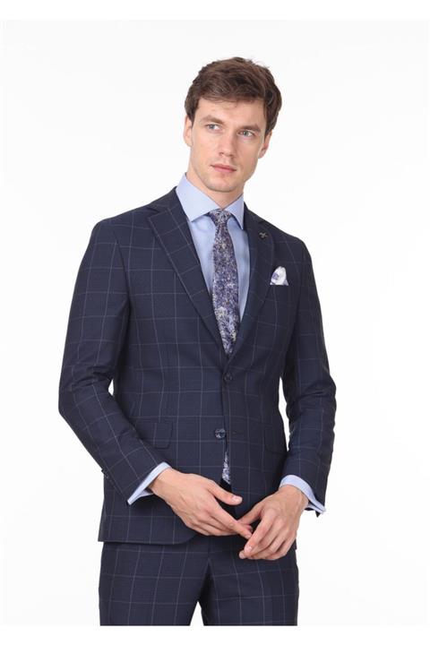 Ramsey Kareli Dokuma Takım Elbise