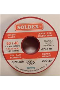 Soldex 200 Gr. 0.75 mm Lehim Teli