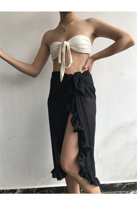 MATHILDA Kadın Fırfırlı Pareo