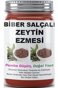 SPANA Biber Salçalı Zeytin Ezmesi Ev Yapımı Katkısız 330 gr