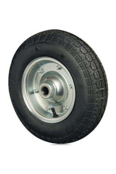 TEZTİCARET Master El Arabası Tekeri Bilyalı Metal Jant Şişme Teker 350-7