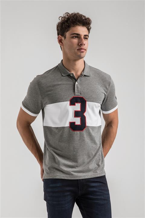 NEW WORLD POLO Blok Desenli Polo T-shırt