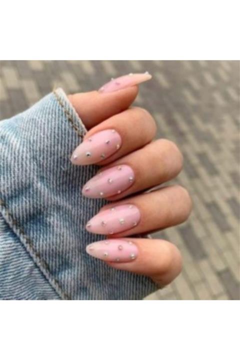 SMYRNASTUDİO Stone Design Takma Tırnak