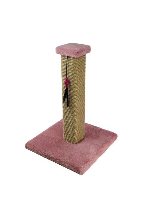 PETSİ Thick Kedi Tırmalama Ahşap Direk Gül Kurusu