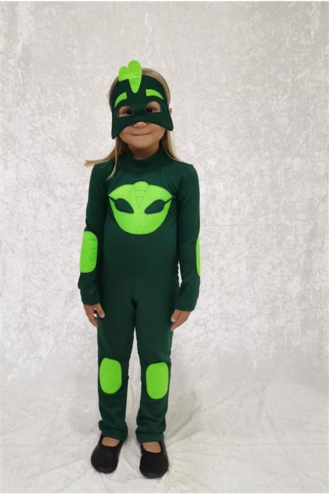 BATM KOSTÜM Pijamaskeli Kertenkele Çocuk Kostümü