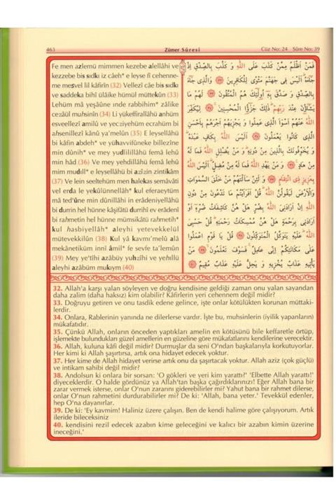 Kervan Yayın Dağıtım Kur'an-ı Kerim Bilgisayar Hatlı Arapça Türkçe Okunuşu Ve Meali (üçlü Meal - Rahle Boy)