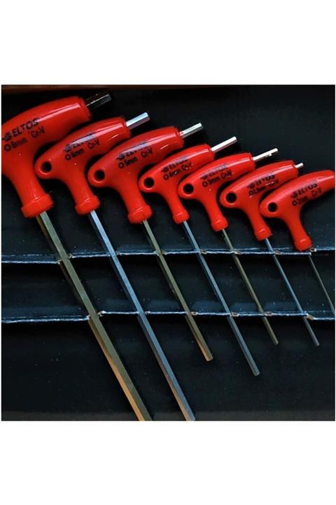 AmarandaModa Alyan Takımı 7 Parça T Tipi Allen - Eltos