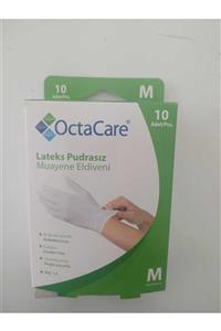 Octacare Pudrasız Latex Muayene Eldiveni 10'lu