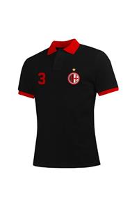 OFFSIDE CLOTHES Ac Milan Retro Polo Yaka Tişört