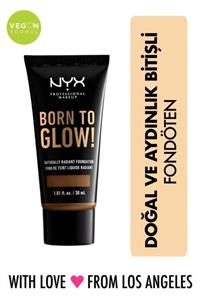 NYX Professional Makeup Fondöten - Born To Glow! Naturally Radiant Foundation 19 Mocha 800897190620