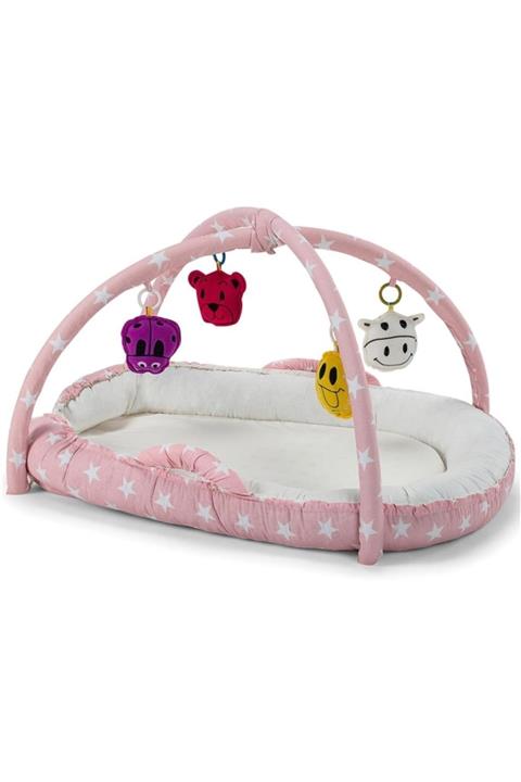 Moje Eğlenceli Uyku Yatağı Pembe /