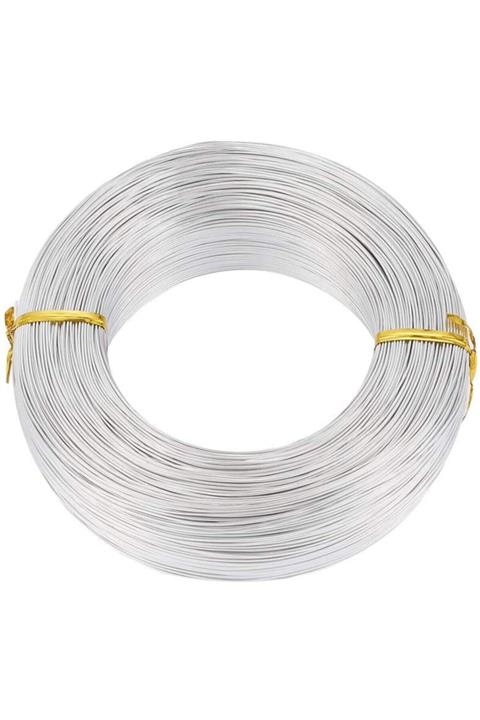 Dünya Magnet 20 Metre Alüminyum Tel, 0,6mm Kalınlığında Deney Hobi Ve Tasarım Teli