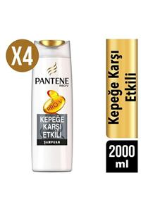 Pantene Şampuan Kepeğe Karşı Etkili 4 x 500 ml