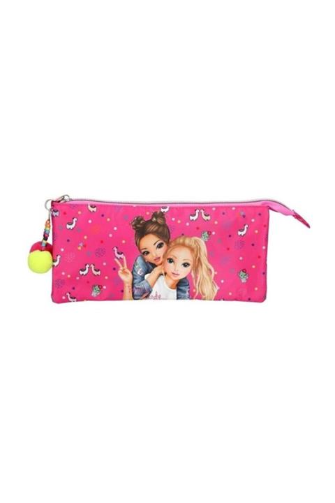 Top Model 3 Bölmeli Alpaka Kalem Kutusu 10355