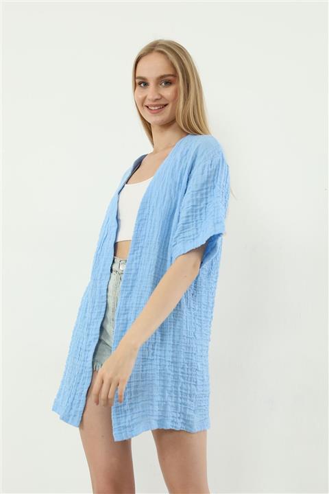 By ŞENCAN Salaş Kimono Mavi