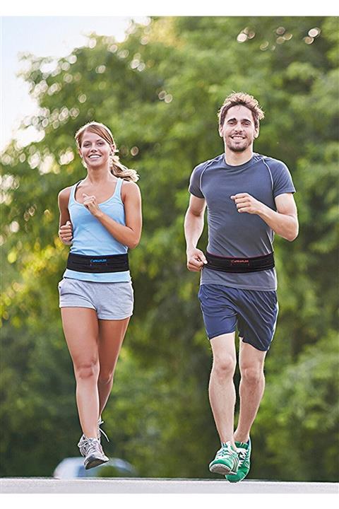 INNDREAM Kadın Erkek Bel Çantası Spor Koşu Fitness Sporcu Bele Takılan Çanta Telefon Tutma Bandı