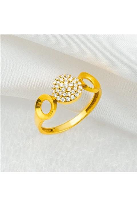 Label Taşlı 22 Ayar Altın Yüzük