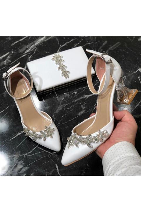 Benimsitilimbu Beyaz Kombin  Abiye Ayakkabı