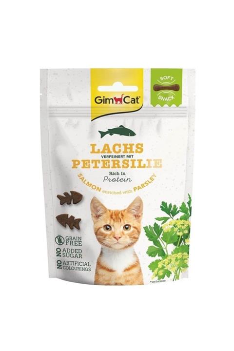 Gimcat Snacks Soft Somon Ve Maydanozlu Kedi Ödülü 60gr