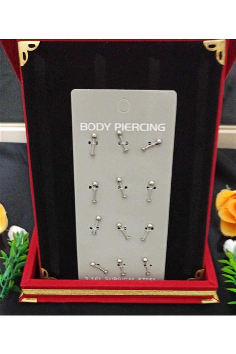 TAKIŞIK Toplu Piercing Gümüş Renk