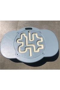 Petityu - Çocuk Ahşap Denge Tahtası Oyun Maze Labirent Balance Board Bilyeli - Spor Oyun Tahta Balance Board