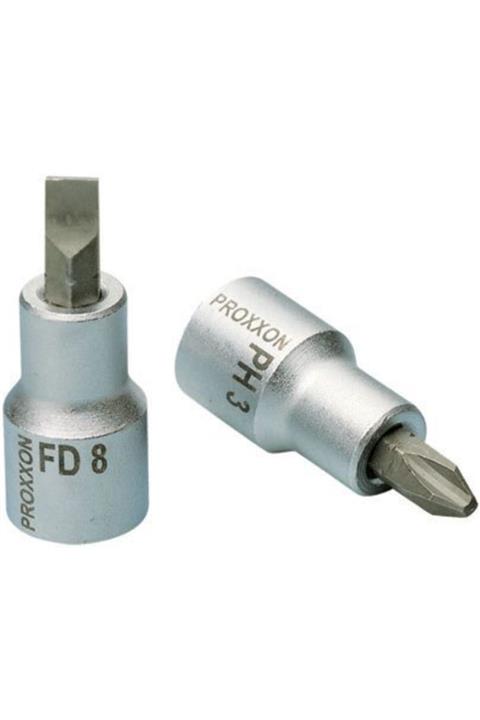 Proxxon 1-2' Düz Uçlu Lokma 8mm