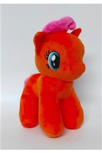 Brother Toys 20 cm Keliteli Peluş Turuncu Pony Uyku Arkadaşı Araba Camı Süsü