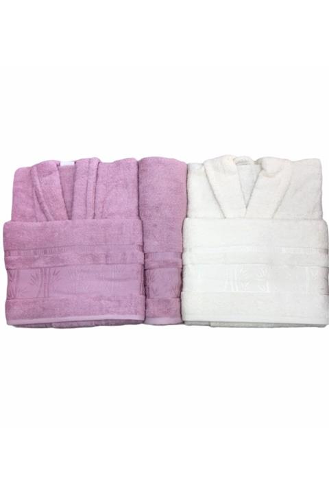 ACAR HAVLU Bambu Bornoz Takımı