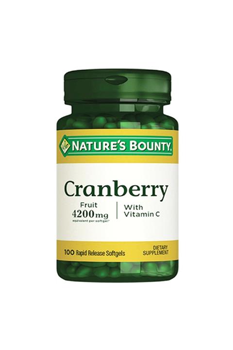 Nature's Bounty Cranberry Plus Vitamin C 100 Kapsül 074312043499