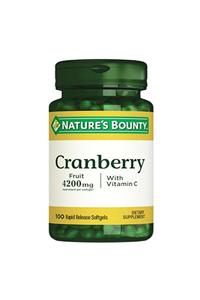 Nature's Bounty Cranberry Plus Vitamin C 100 Kapsül 074312043499