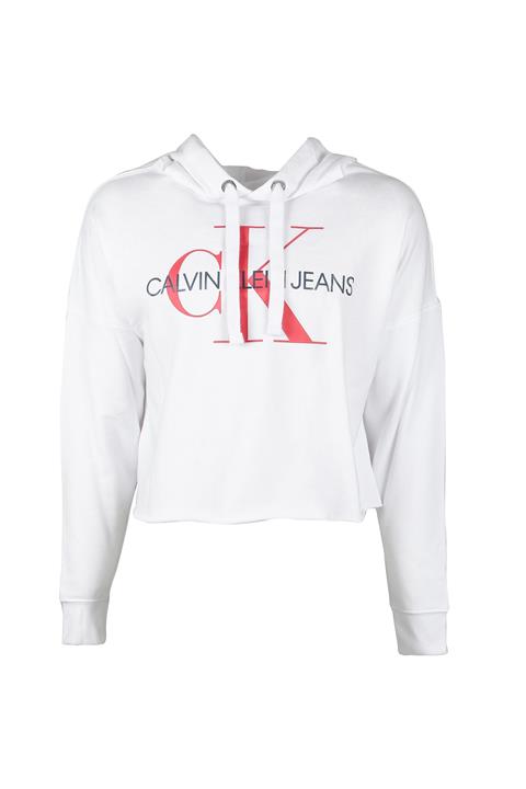 Calvin Klein Kadın Beyaz Sweatshırt Cj0t1492-wht