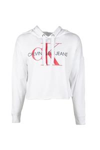 Calvin Klein Kadın Beyaz Sweatshırt Cj0t1492-wht