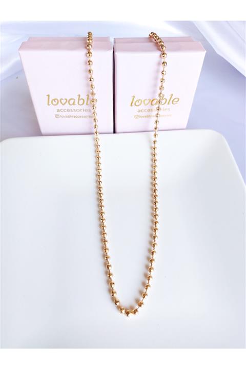 Lovable Accessories Sıralı Topçuklu Zincir Kolye
