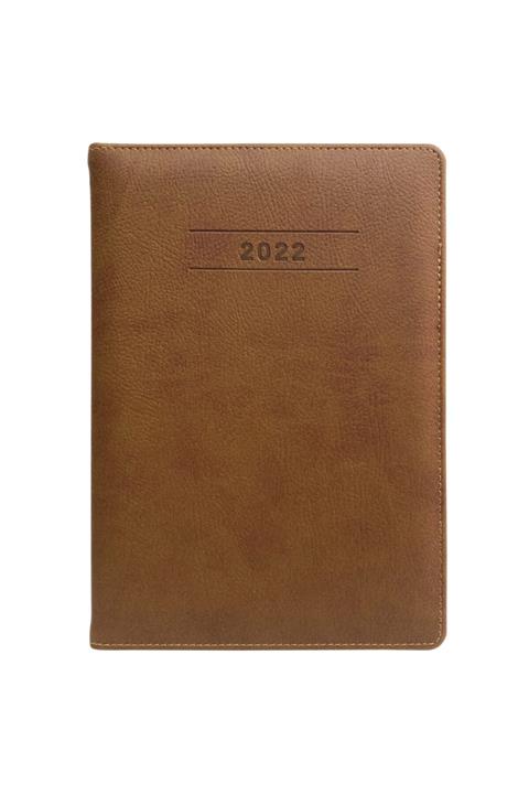 KILAVUZ REKLAM Çanta Boy Haftalık 2022 Ajanda Taba