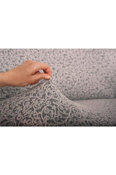 Faprikadan Koltuk Kanepe Örtüsü Kaymaz Kılıf Bej 3+2+1+1 Ve Tüm Modeller