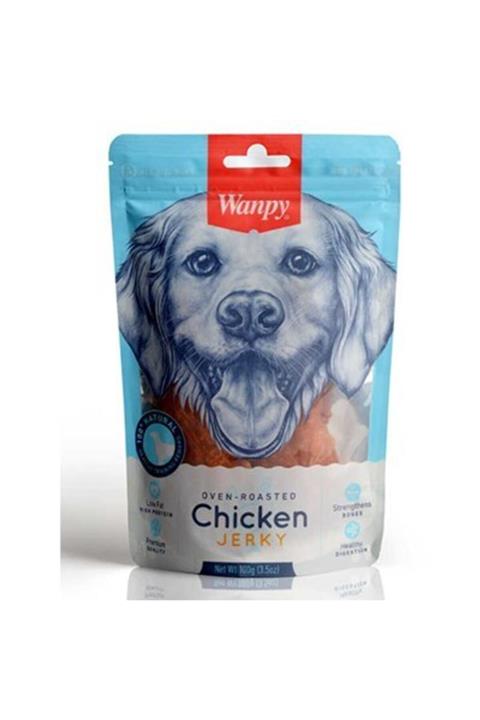 Wanpy Kavrulmuş Tavuk Parçalı Köpek Ödülü 100 Gr