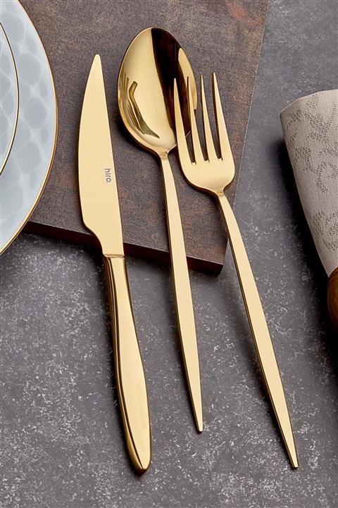 Hira Emotion Istanbul Titanyum 30 Parça Kaşık Bıçak Takımı