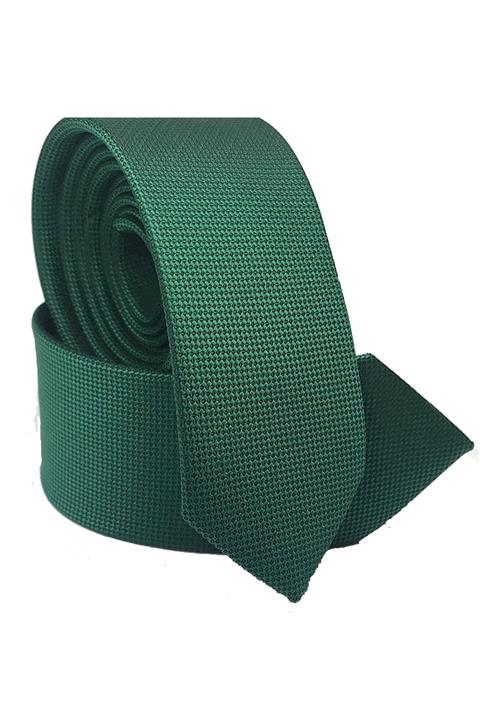 Biçeq Collection Yeşil Ince Mendilli Kravat