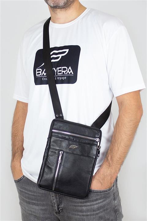 BAVYERA Major Hakiki Deri Çapraz Postacı Çanta Unisex(25X18X3CM)