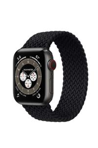 GREGOSS Örgülü Solo Döngü Apple Saat Bandı 42-44 Mm Medium (M) Beden Kumaş Elastik Kordon