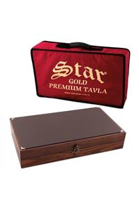 Star Oyun Aletleri Premium Star Özel Seri Gold Mdf Tavla