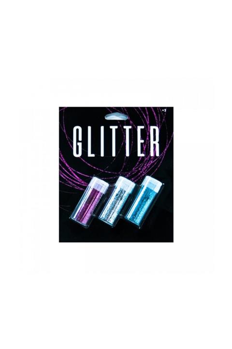 Glitter Kırmızı & Gümüş & Turkuaz 0734480322474