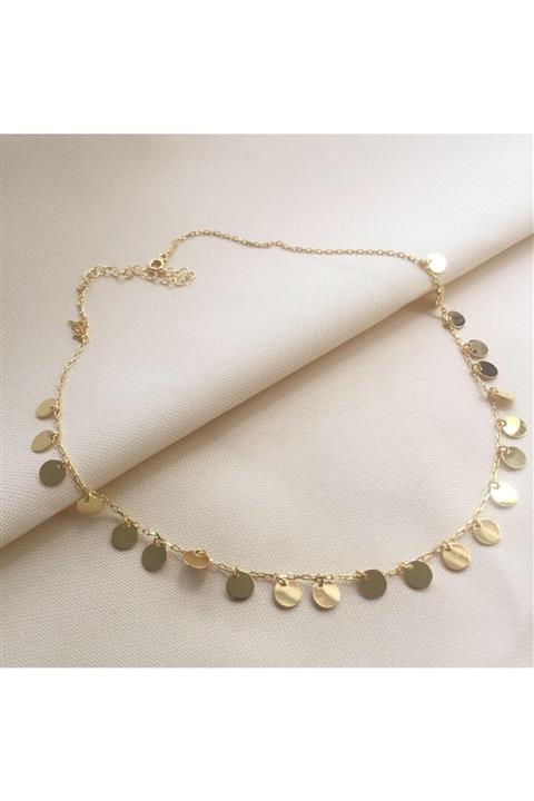 simurg jewellery Gümü Pullu Kolye