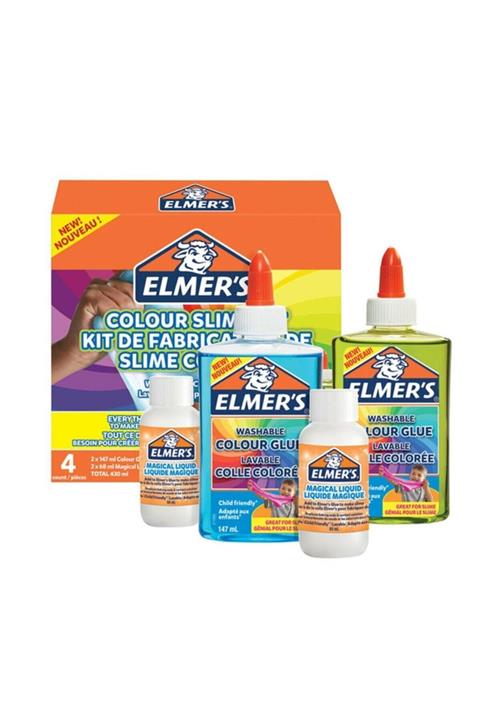 Elmers Renkli Şeffaf Slime Kit