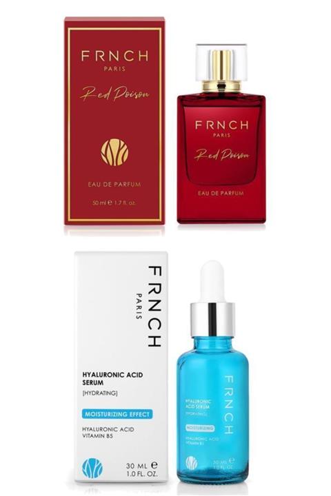 FRNCH Red Poison 50 Ml Edp Kadın Parfümü/ Hyalüronik Asit Serum 30ml