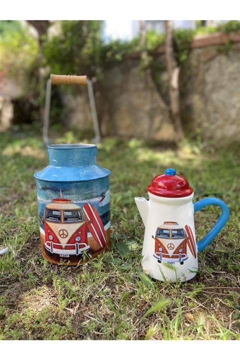 Handmadesign Karavanlı Güğüm Vazo Dekoratif